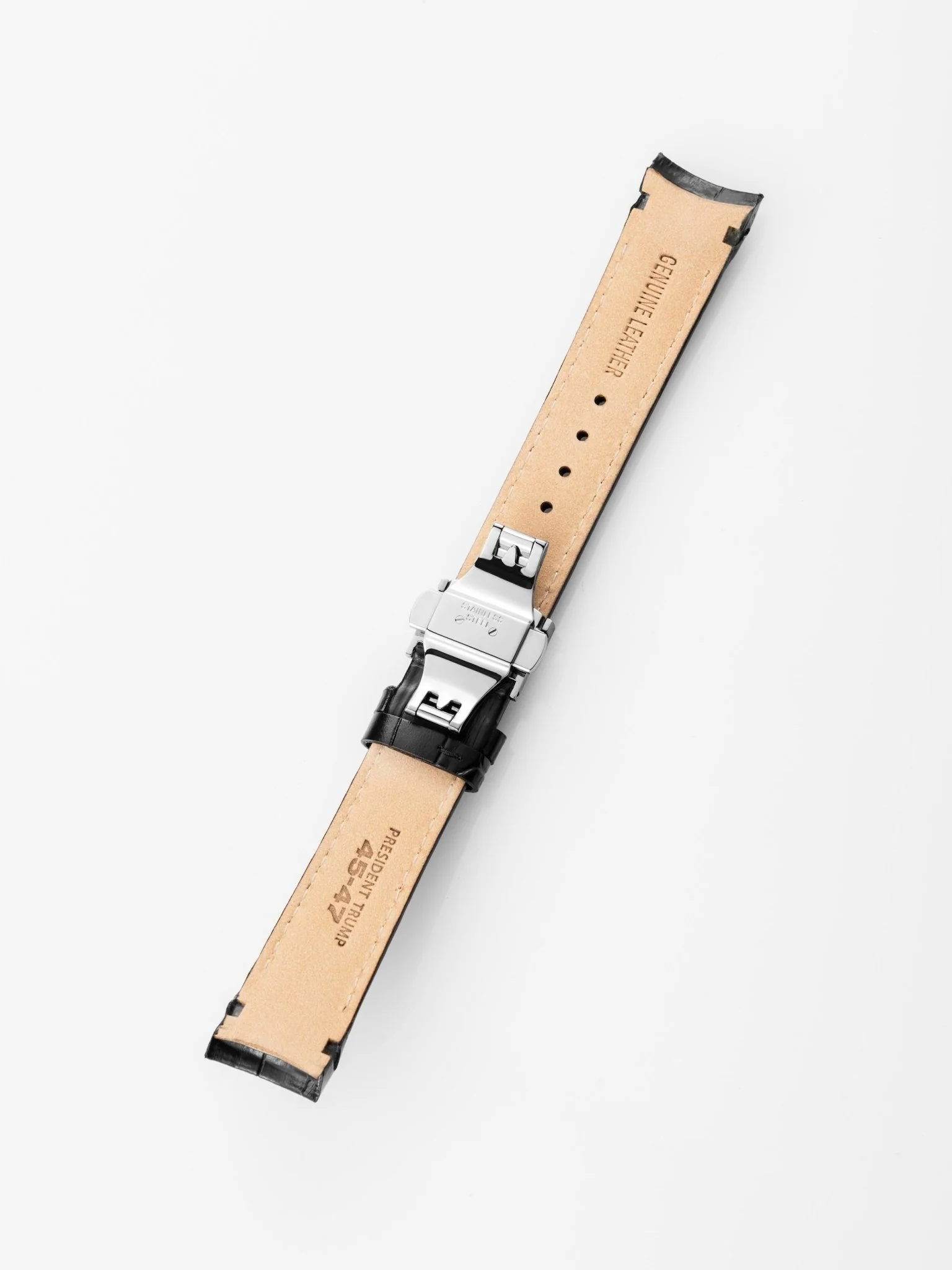 Fight Fight Fight Black Leather Strap - Image 6