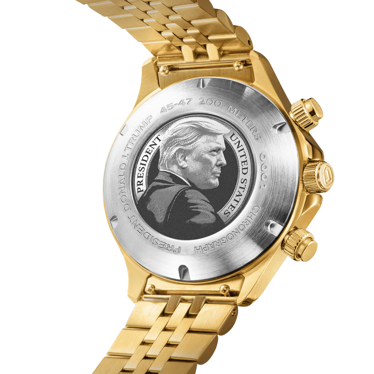 Fight Fight Fight Chronograph Gold Tone - Image 3